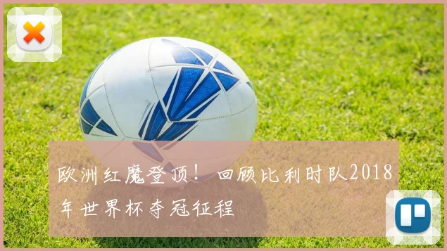 欧洲红魔登顶！回顾比利时队2018年世界杯夺冠征程